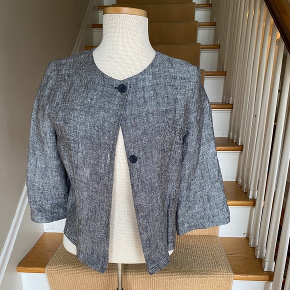 French linen jacket by Eva Tralala - Picture 1 of 12